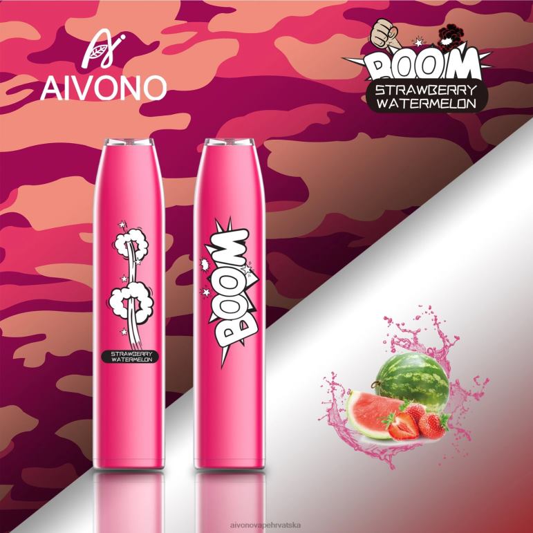 Aivono AIM BOOM 600 jagoda lubenica - F4042364 Aivono Vape Hrvatska