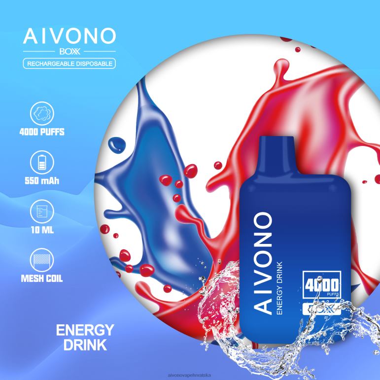 Aivono AIM BOXX 4000 energetsko piće - F4042225 Aivono Vape Price