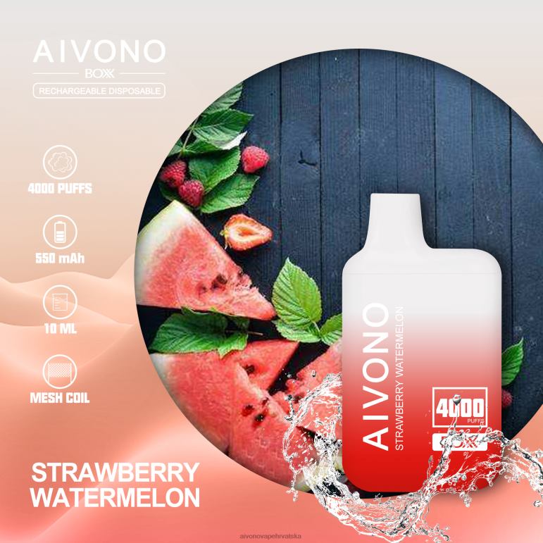 Aivono AIM BOXX 4000 jagoda lubenica - F4042214 Aivono Vape