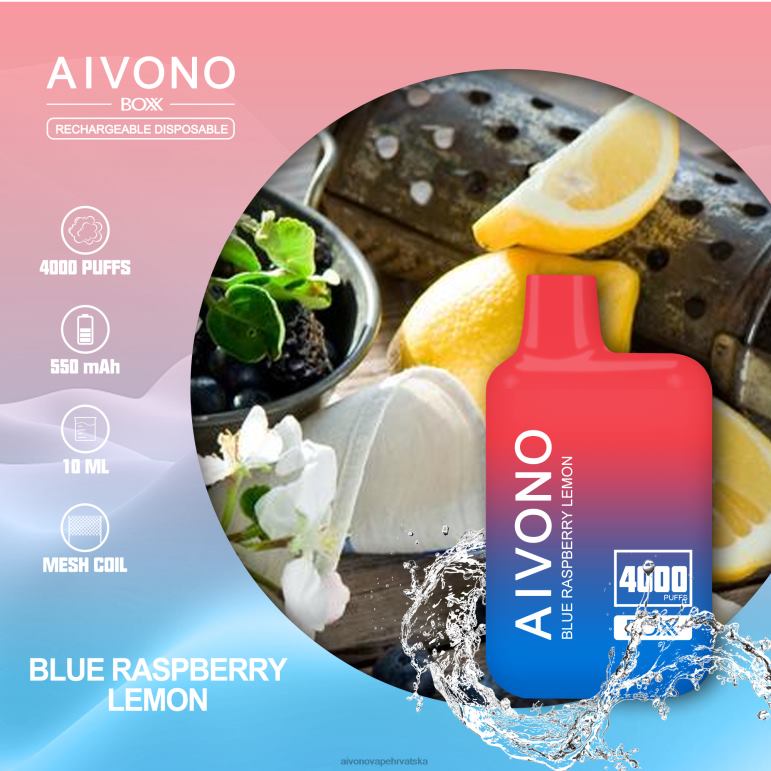 Aivono AIM BOXX 4000 plava malina limun - F4042217 Aivono Vape Price
