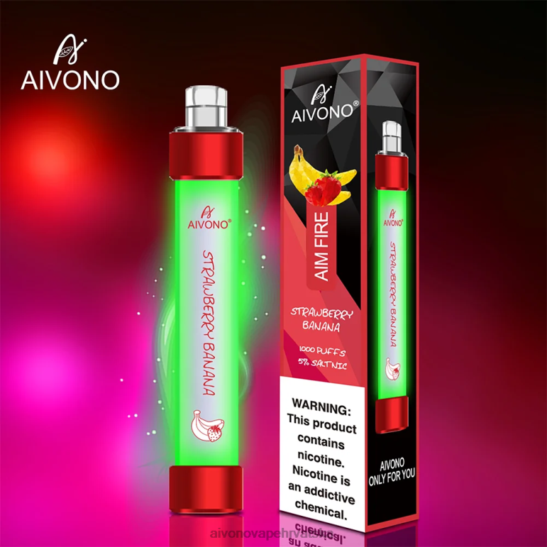 Aivono AIM FIRE 1000 jagoda banana - F4042332 Aivono Vape Hrvatska