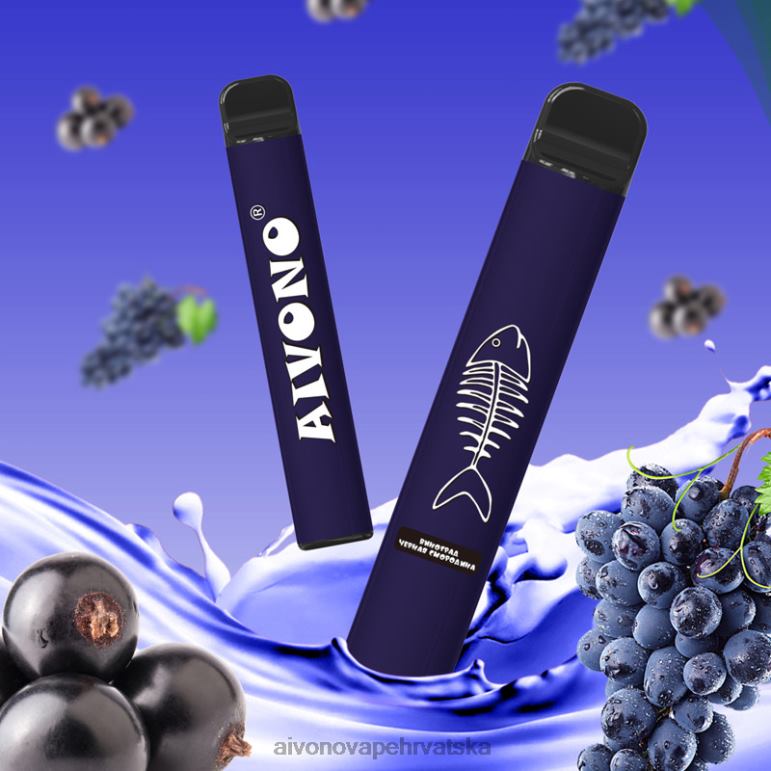 Aivono AIM FISHBONE 600 grožđa crni ribiz - F4042284 Aivono Vape Hrvatska