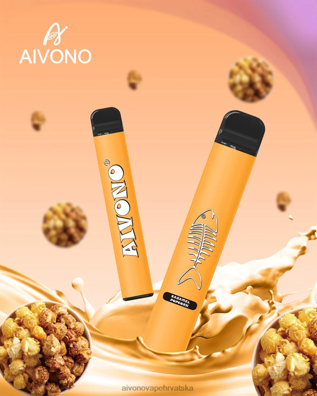 Aivono AIM FISHBONE 600 karamel kokice - F4042286 Aivono Vape