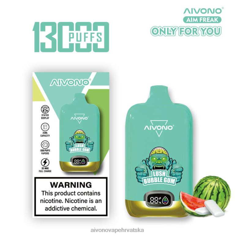 Aivono AIM FREAK 13000 bujna žvakaća guma - F4042247 Aivono Vape Review