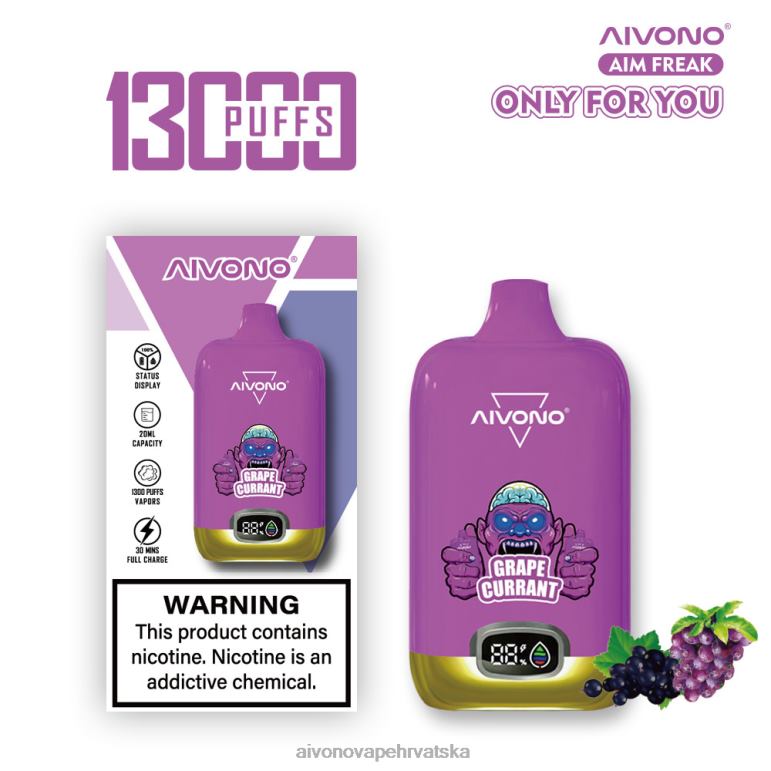 Aivono AIM FREAK 13000 grožđa ribizla - F4042251 Aivono Vape Review