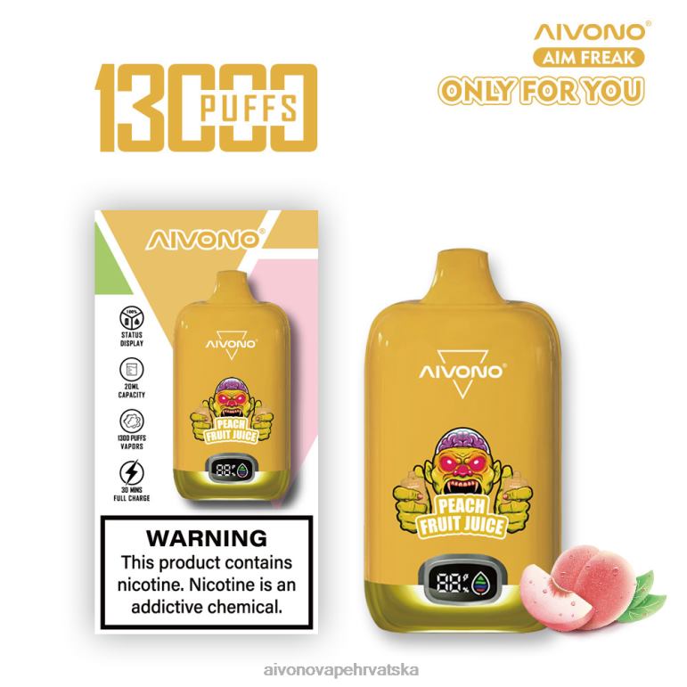 Aivono AIM FREAK 13000 sok od breskve - F4042245 Aivono Vape Price