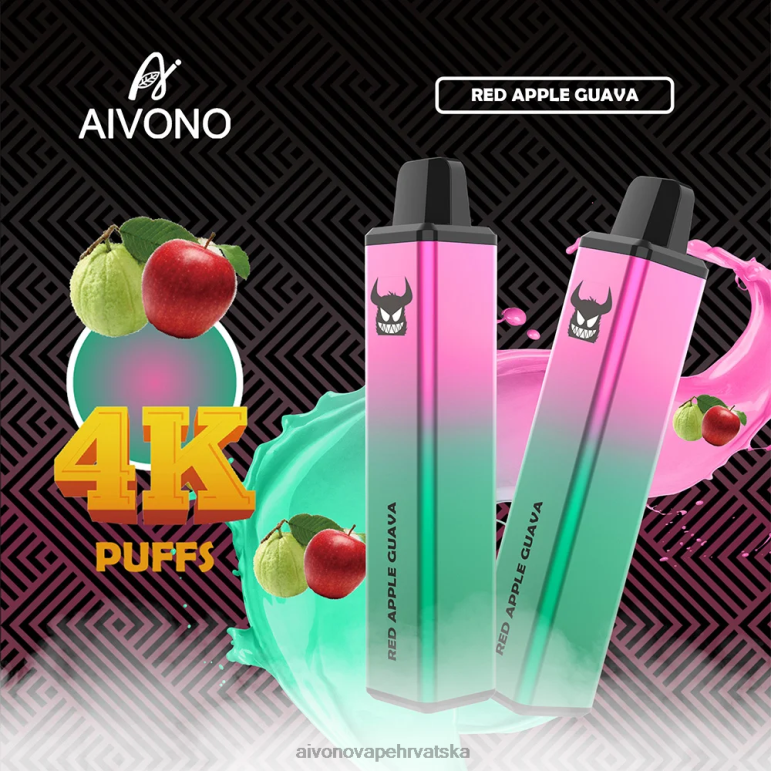 Aivono AIM FREAK 4000 crvena jabuka guava - F4042257 Aivono Vape Price