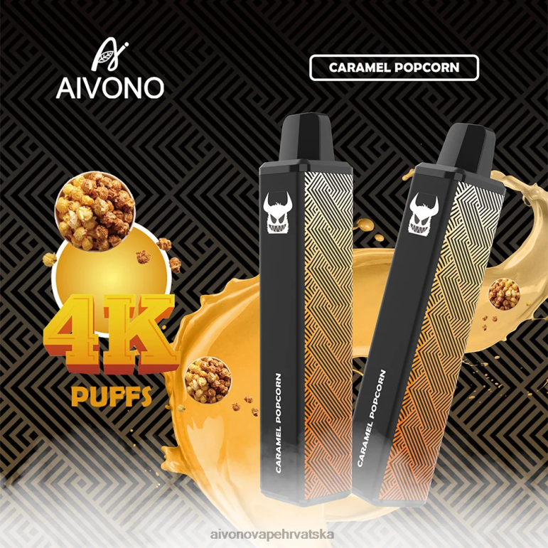 Aivono AIM FREAK 4000 karamel kokice - F4042261 Aivono Vape Price