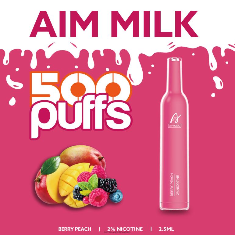 Aivono AIM MILK 500 bobičasto breskva - F4042273 Aivono Vape Price