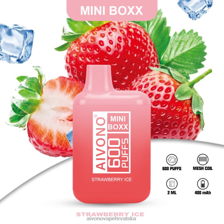 Aivono AIM MINI BOXX 600 led od jagoda - F4042236 Aivono Vape Hrvatska