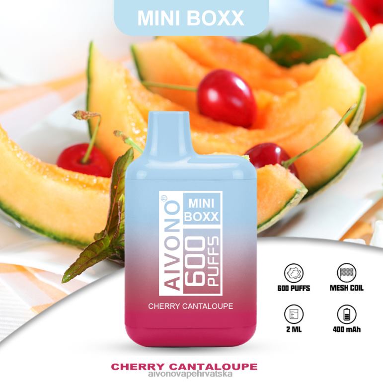 Aivono AIM MINI BOXX 600 višnja dinja - F4042239 Aivono Vape Review