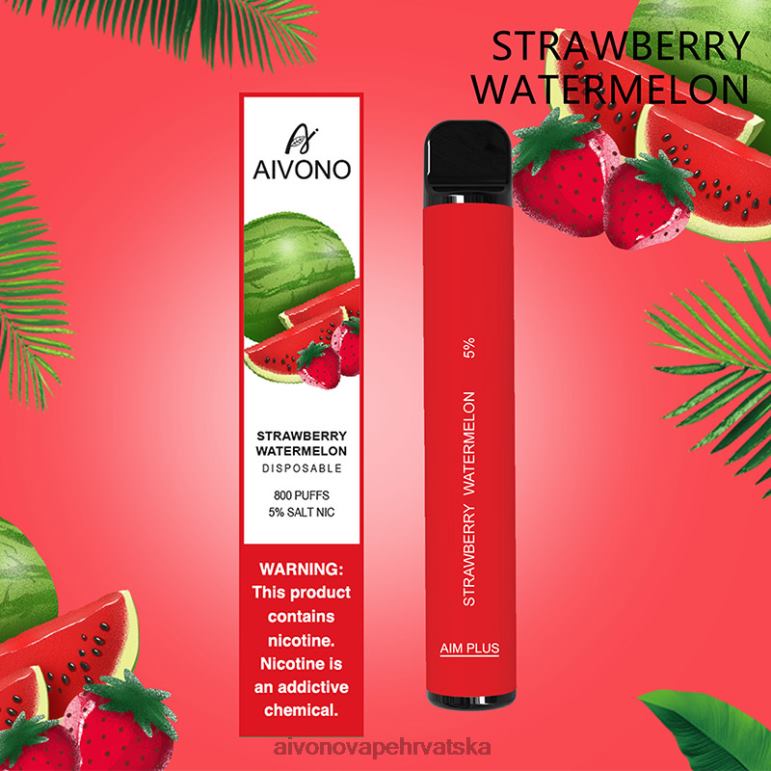 Aivono AIM PLUS 800 jagoda lubenica - F4042196 Aivono Vape Hrvatska