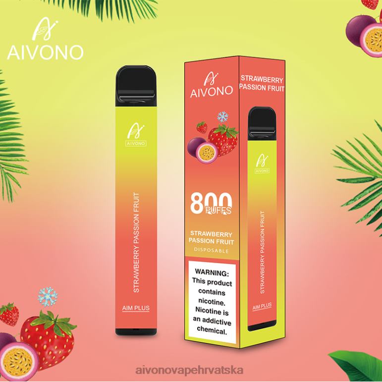 Aivono AIM PLUS 800 jagoda marakuja - F4042195 Aivono Vape Review