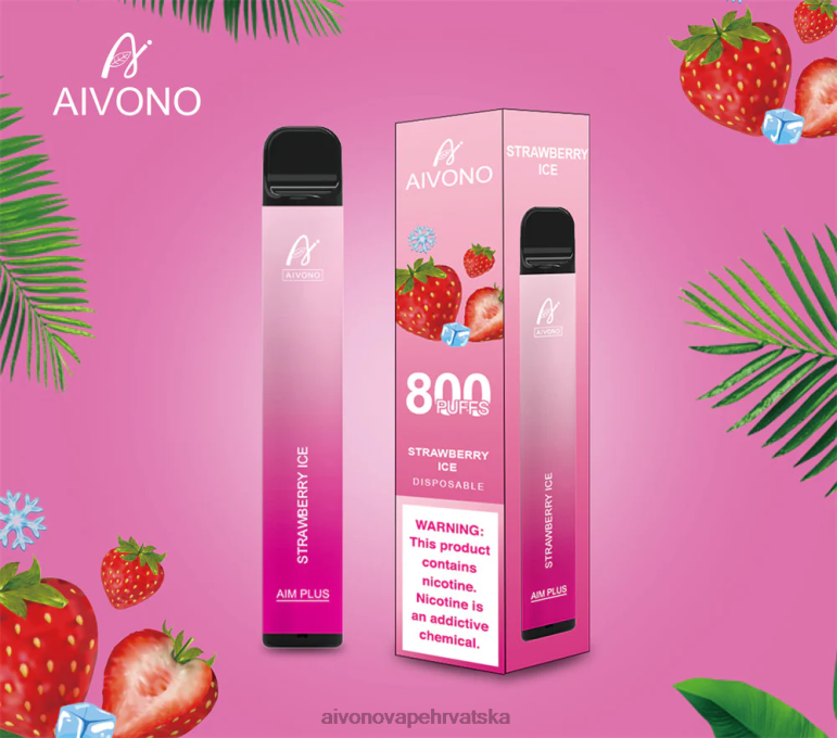 Aivono AIM PLUS 800 led od jagoda - F4042193 Aivono Vape Price