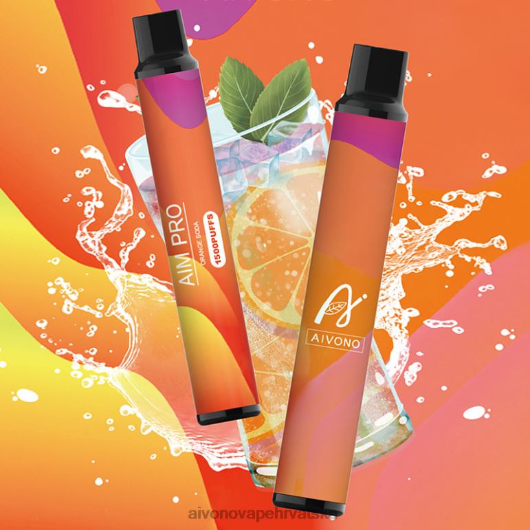 Aivono AIM PRO 1500 narančasta soda - F4042165 Aivono Vape Price