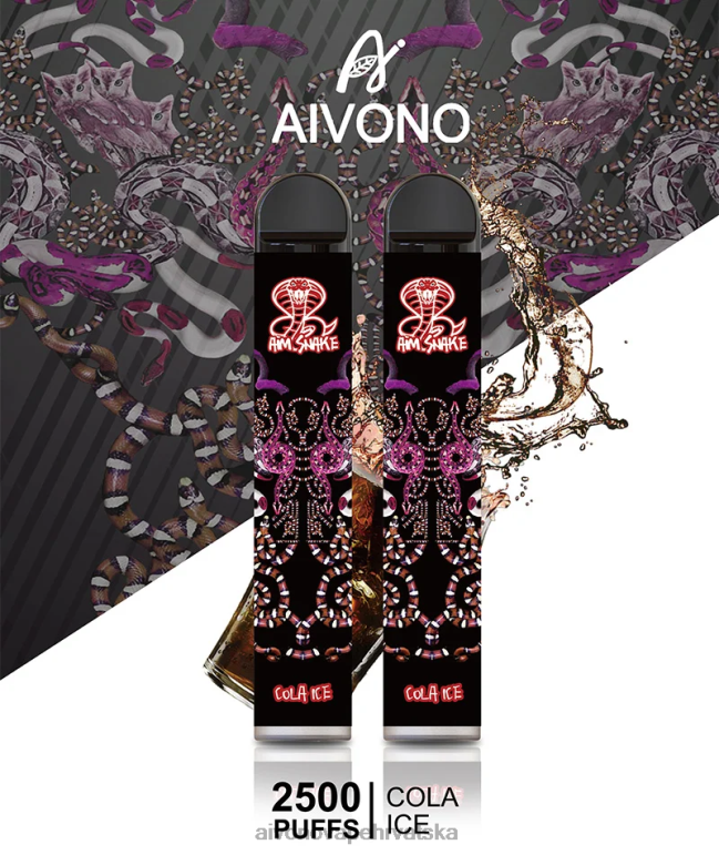 Aivono AIM SNAKE 2500 cola led - F4042301 Aivono Vape Price