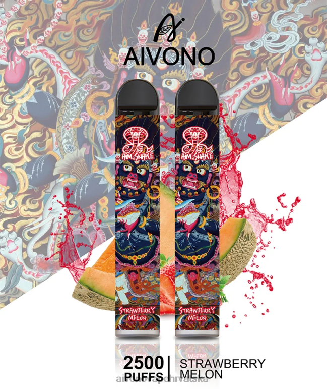Aivono AIM SNAKE 2500 jagoda dinja - F4042320 Aivono Vape Hrvatska