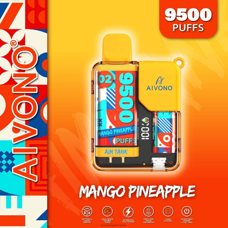 Aivono AIM TANK 9500 mango ananas - F404234 Aivono Vape
