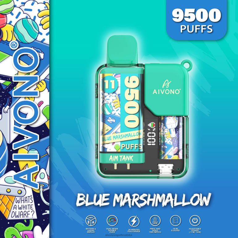 Aivono AIM TANK 9500 plavi sljez - F404242 Aivono Vape