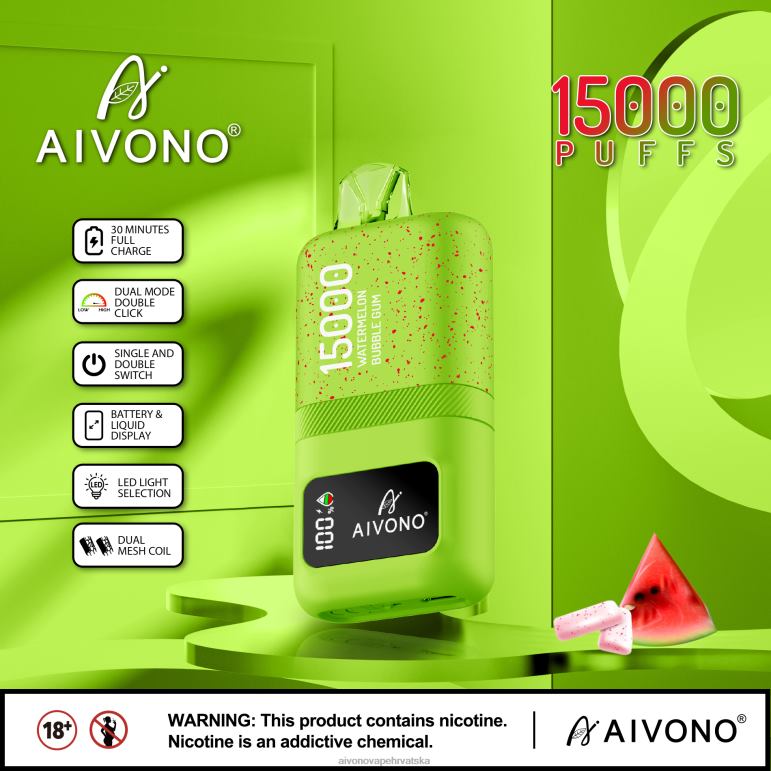 Aivono AIM magic 15000 žvakaća guma od lubenice - F404265 Aivono Vape Price