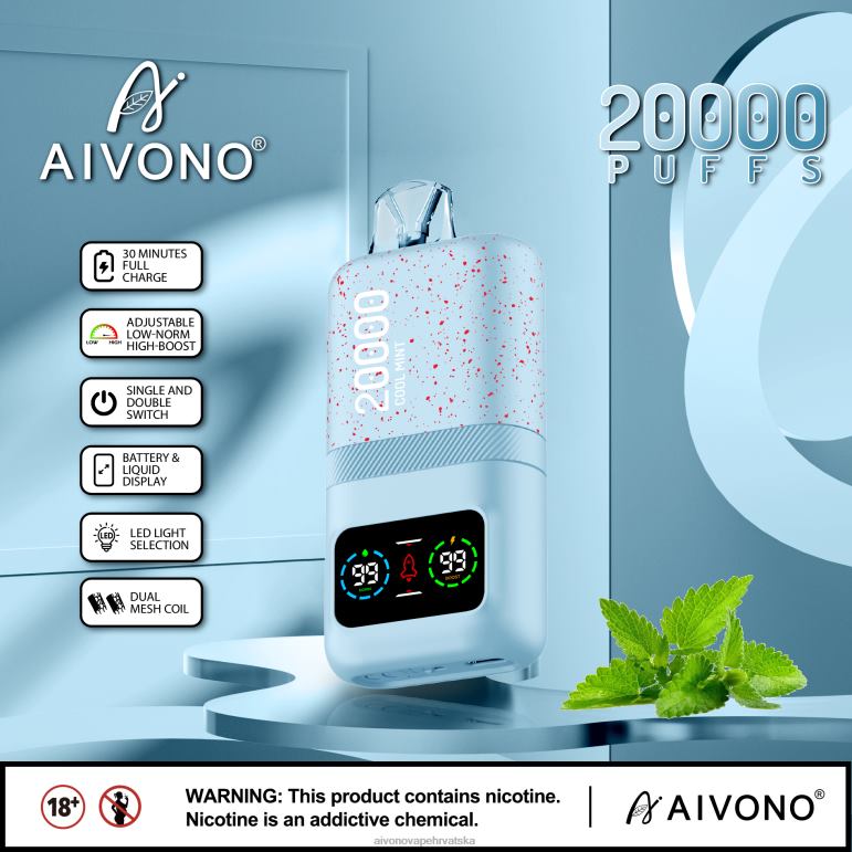 Aivono AIM magic 20000 hladna menta - F404284 Aivono Vape Hrvatska