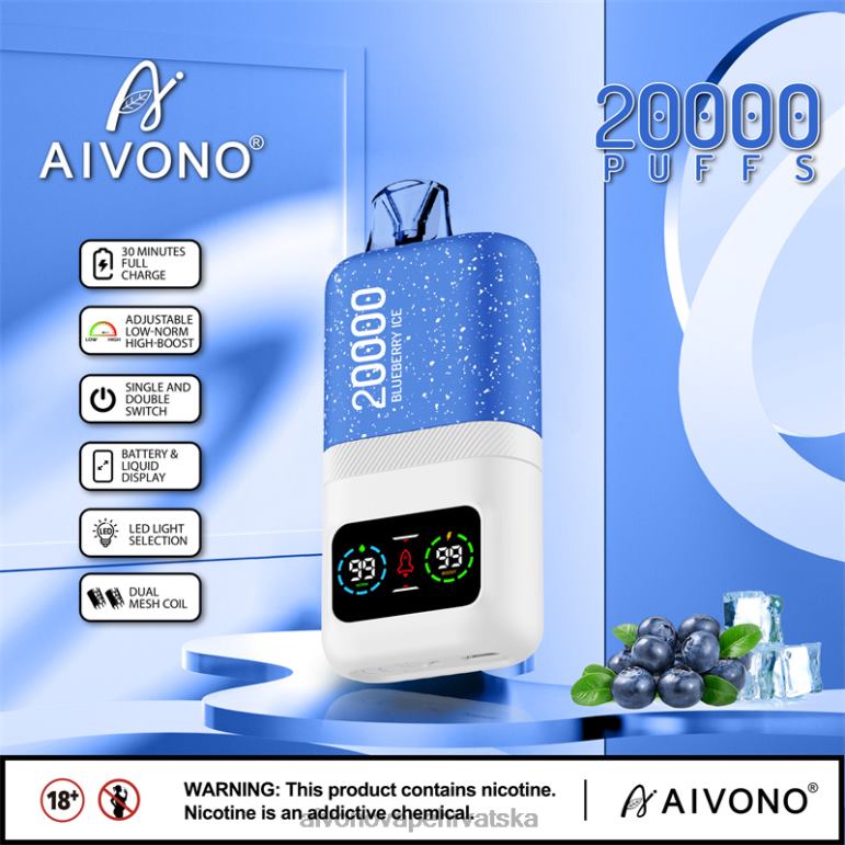 Aivono AIM magic 20000 led od borovnice - F404273 Aivono Vape Price