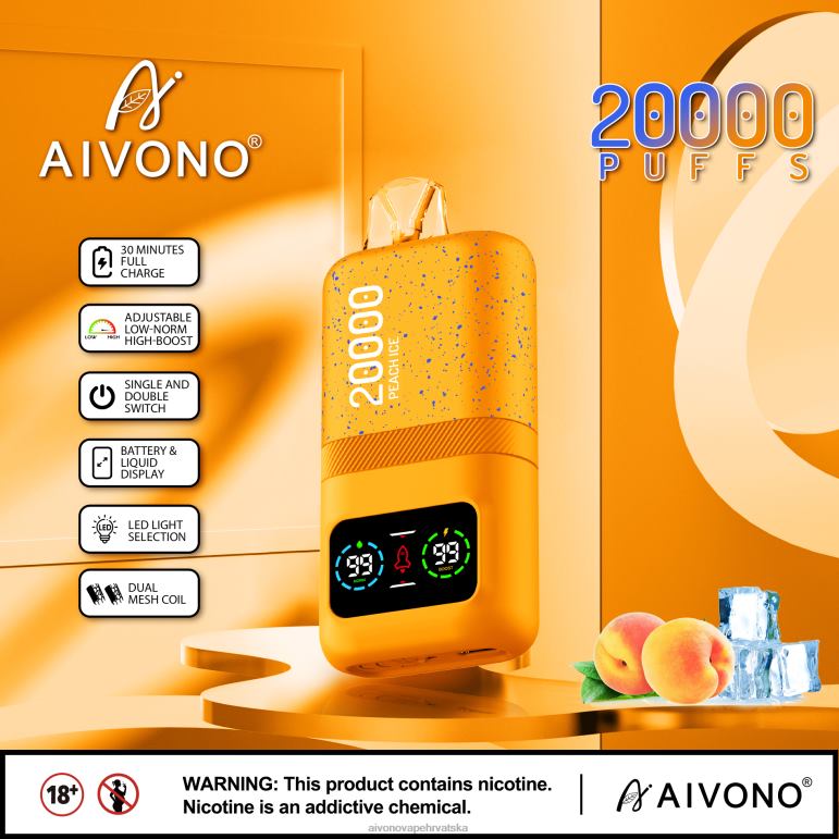 Aivono AIM magic 20000 led od breskve - F404285 Aivono Vape Price