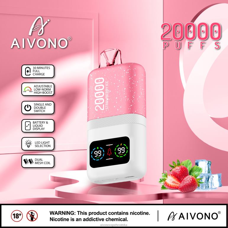 Aivono AIM magic 20000 led od jagoda - F404274 Aivono Vape