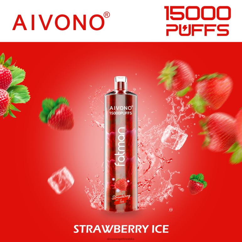 Aivono FATMAN 15000 led od jagoda - F404211 Aivono Vape Review