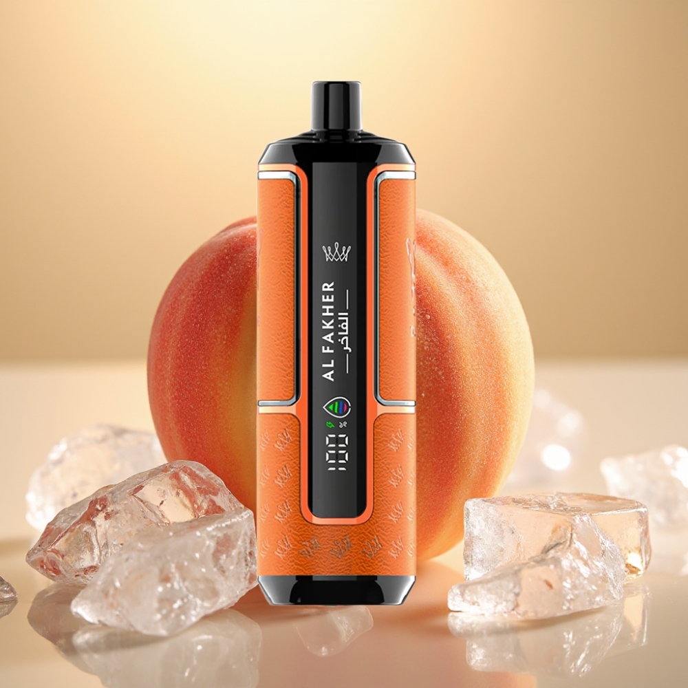 Al Fakher Crown Bar 15K Hypermax Jednokratna Vape Pen – 22ml 600mAh Type-C 6mg/ml Breskva Led