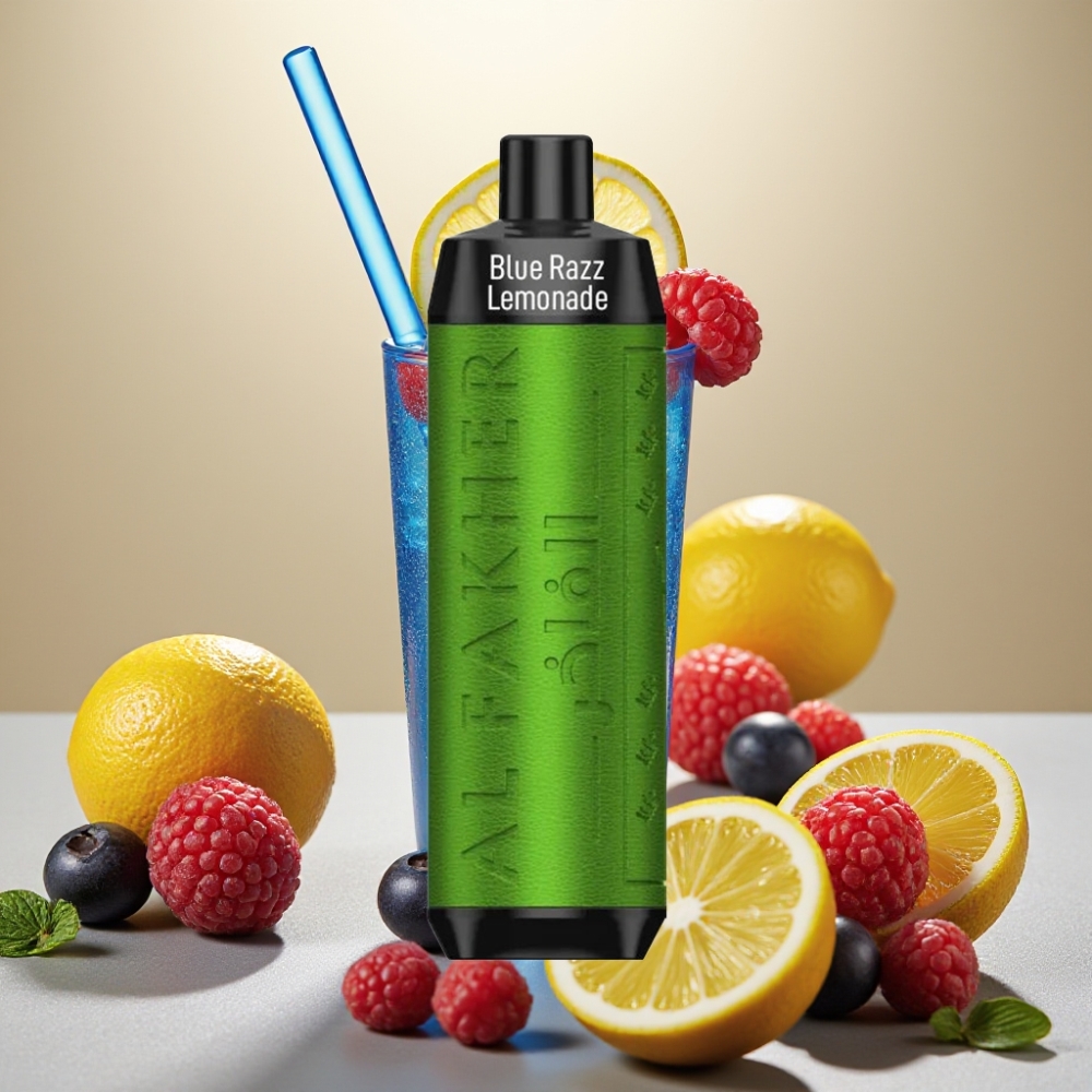 Al Fakher Crown Bar 8000 Cristal Jednokratna Vape Plavi Razz Limunada 18ml 5mg