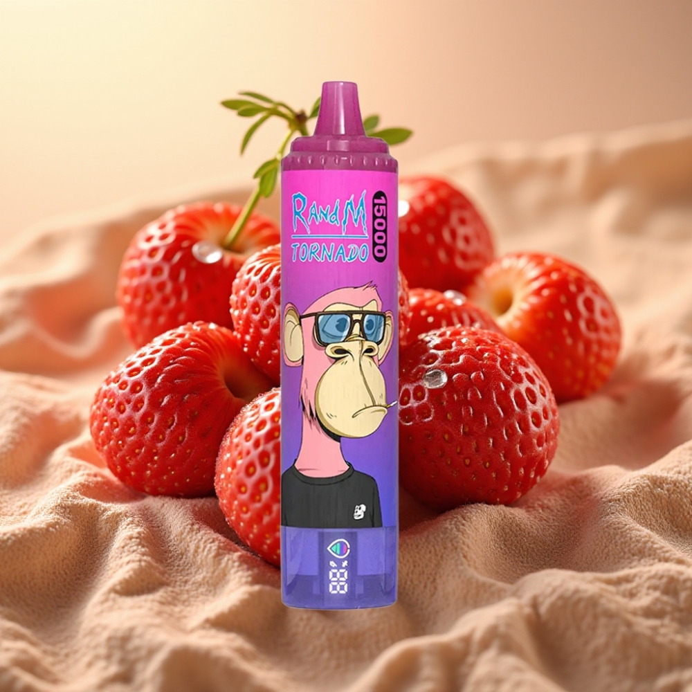 Fumot RandM Tornado 15000 Puffs 25ml 850mAh Jagoda Grožđe