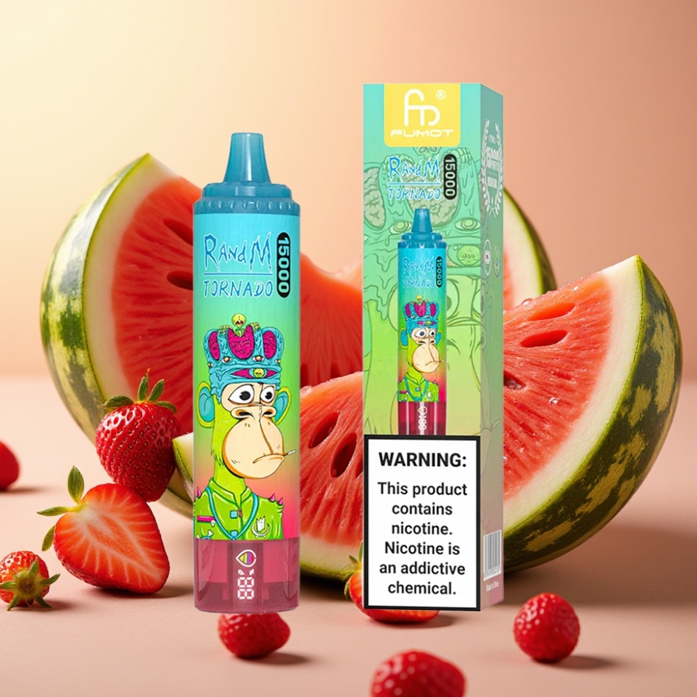Fumot RandM Tornado 15000 Puffs 25ml 850mAh Jagoda Lubenica