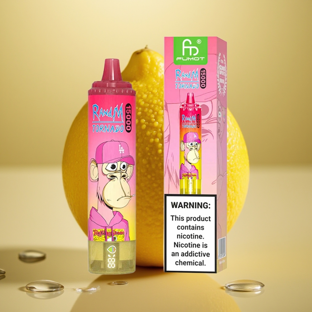 Fumot RandM Tornado 15000 Puffs 25ml 850mAh Limun