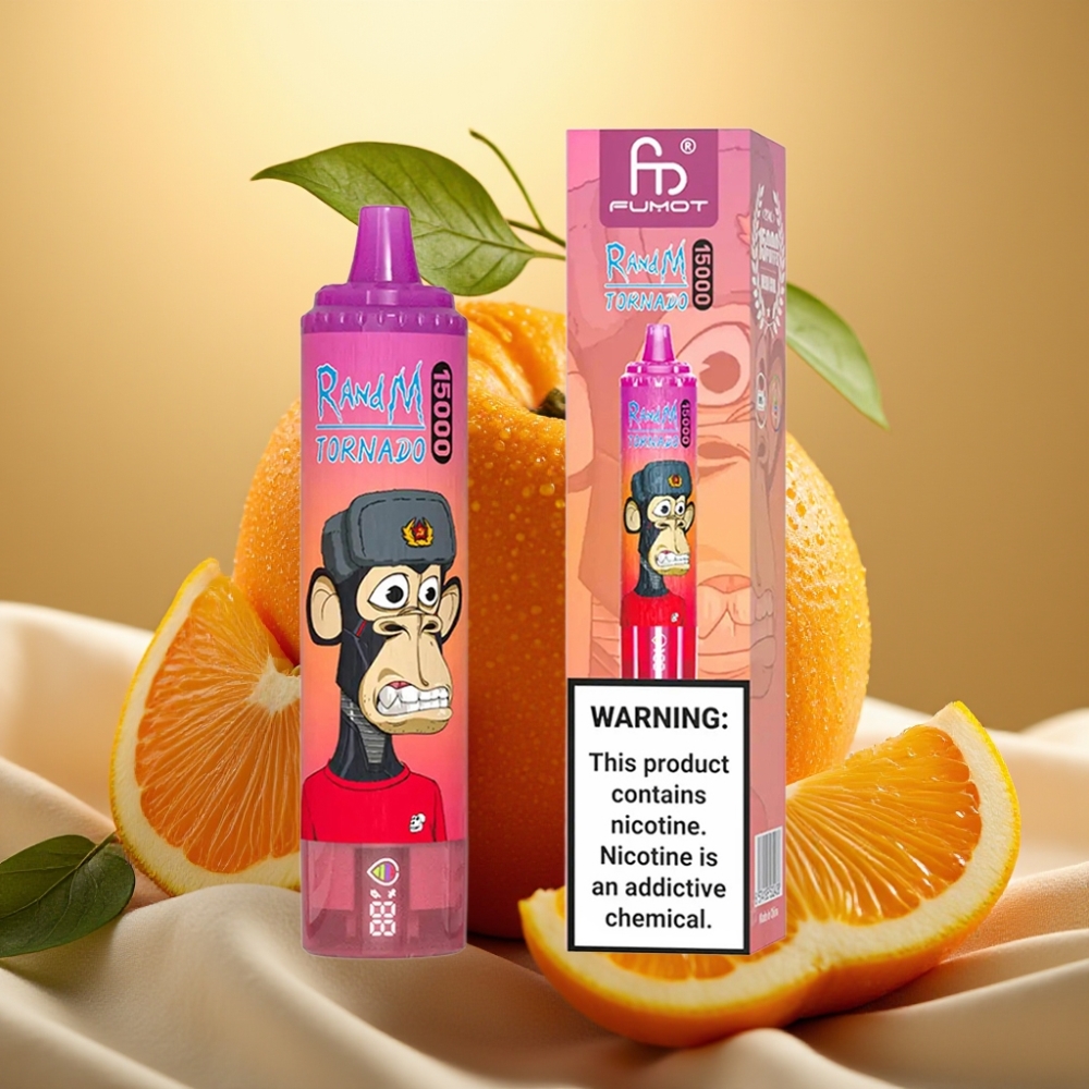 Fumot RandM Tornado 15000 Puffs 25ml 850mAh Mesh Coil Tip-C Guava Voće
