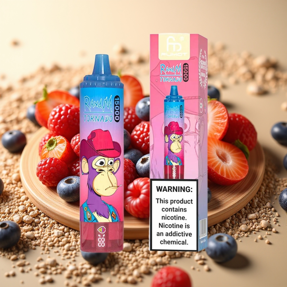 Fumot RandM Tornado 15000 Puffs 25ml 850mAh Mješovito Bobice Mesh Coil