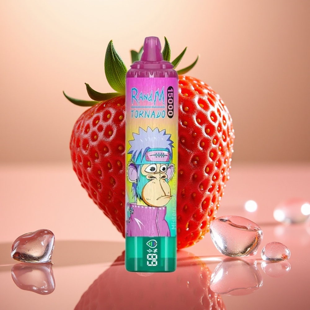 Fumot RandM Tornado 15000 Puffs 25ml 850mAh Mrežni Coil Tip-C Ledeni Jagoda