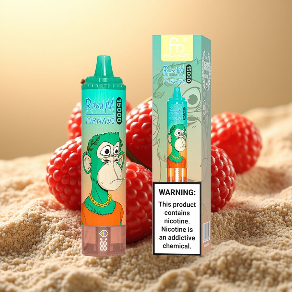 Fumot RandM Tornado 15000 Puffs 25ml 850mAh Trojni Bobice