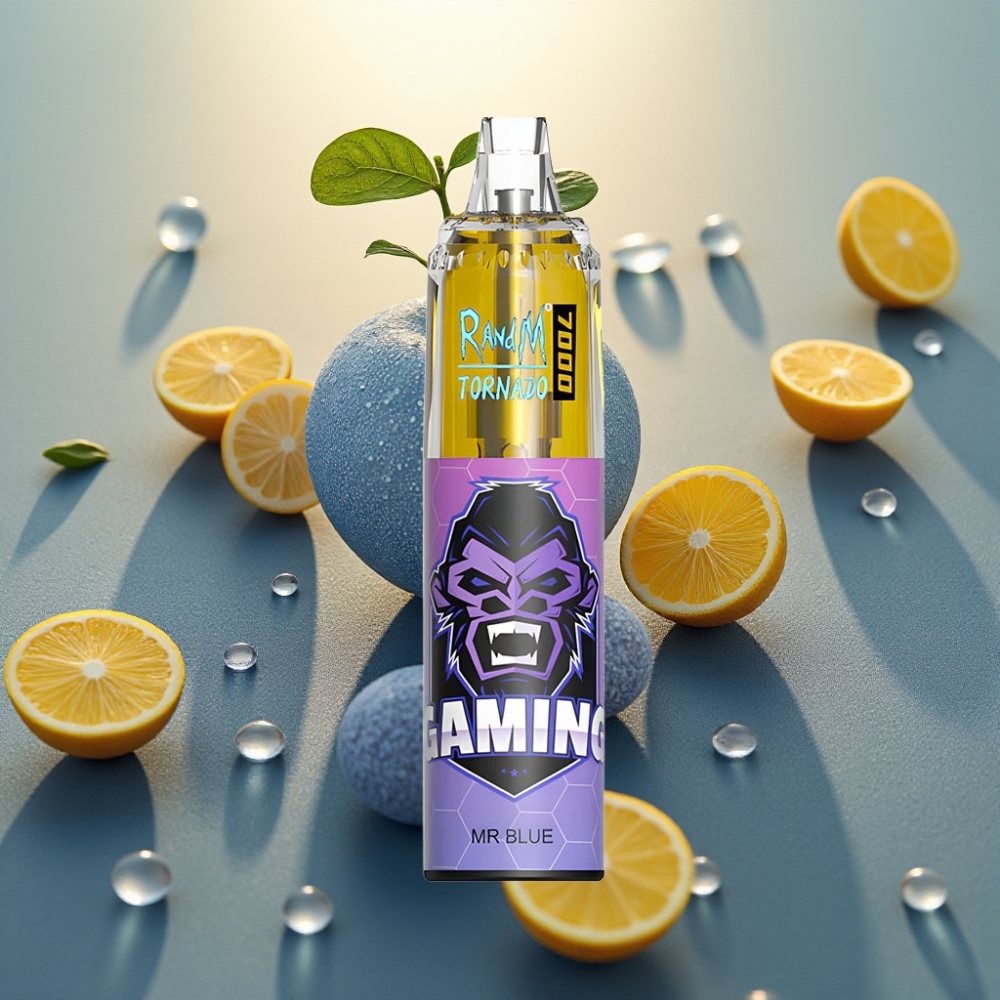 Fumot Tornado 7000 Pufova 14 ML 850 MAH Mrežasti Kalem Type-C RGB Zrak-Dr Plavi