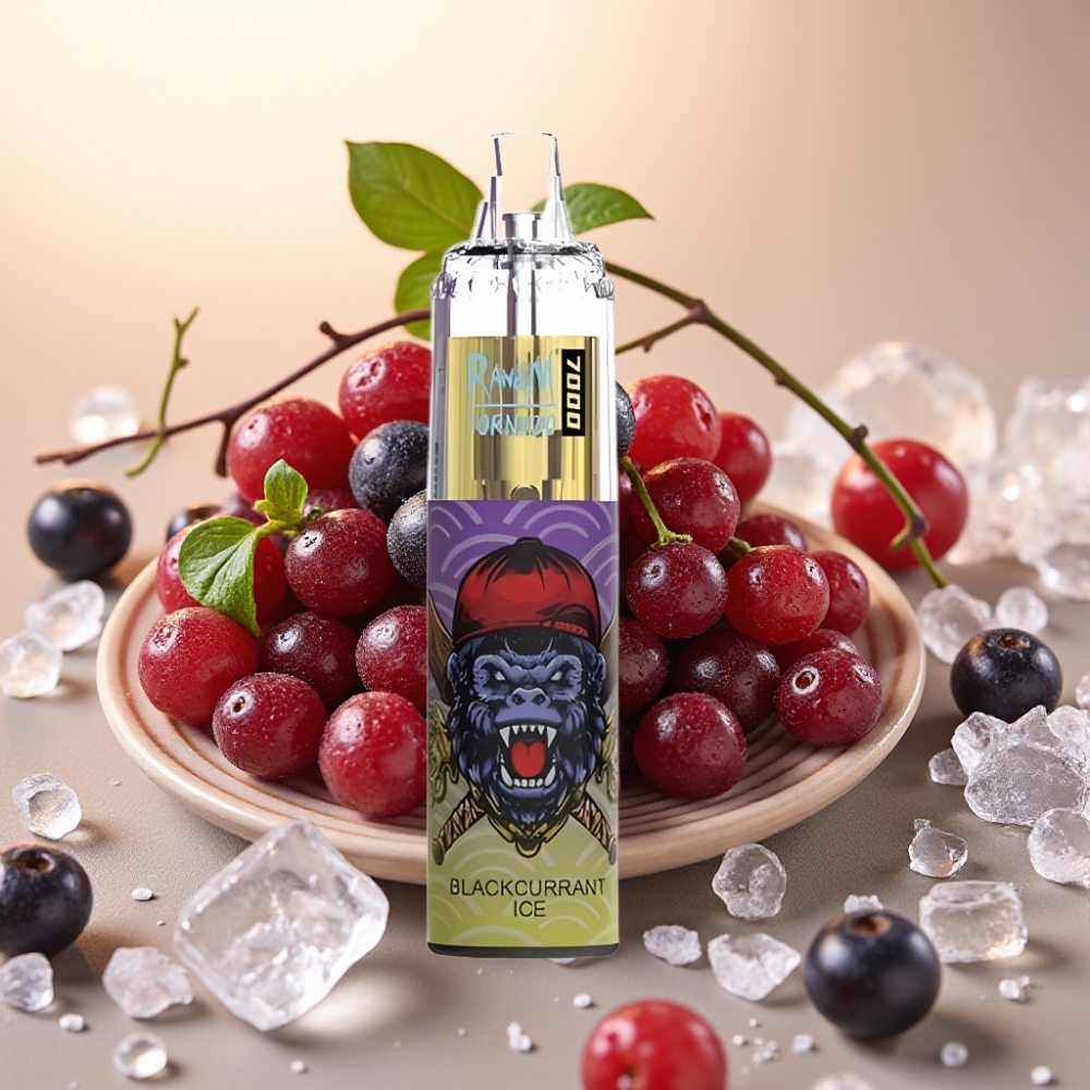 Fumot Tornado 7000 Pufova 14ML 850MAH Mrežasti Svjetleći Blackcurrant Ice