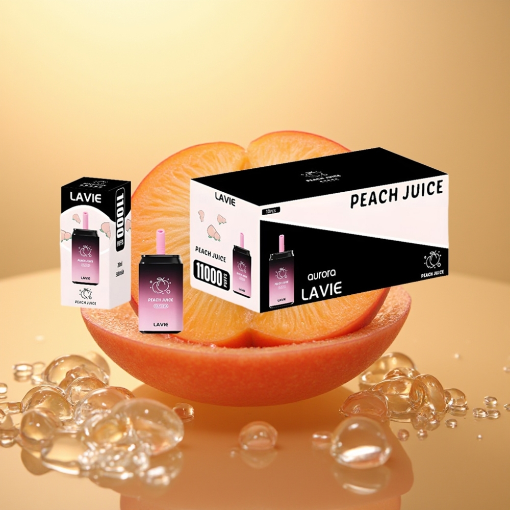 LAVIE Aurora 11000 Pufova 22ML Breskva Sok 650mAh Type C