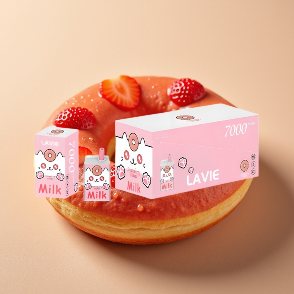 LAVIE Milk 7000 Puffs 16ML 600mAh Tip C Jagodna Krafna