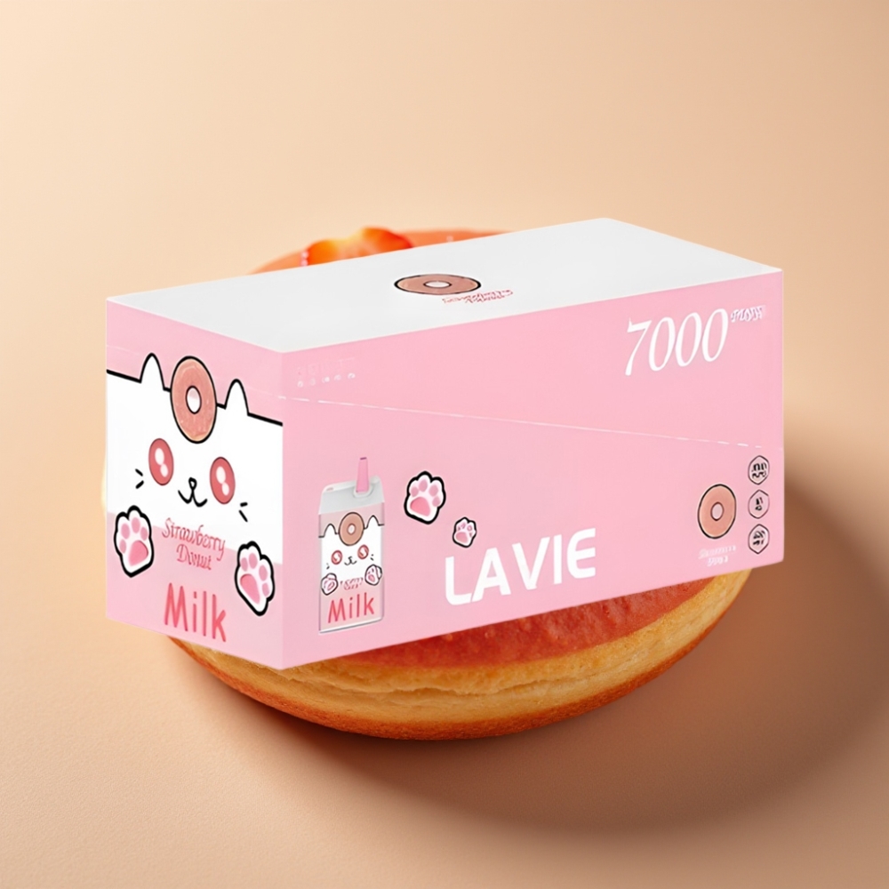 LAVIE Milk 7000 Puffs 16ML 600mAh Tip C Jagodna Krafna