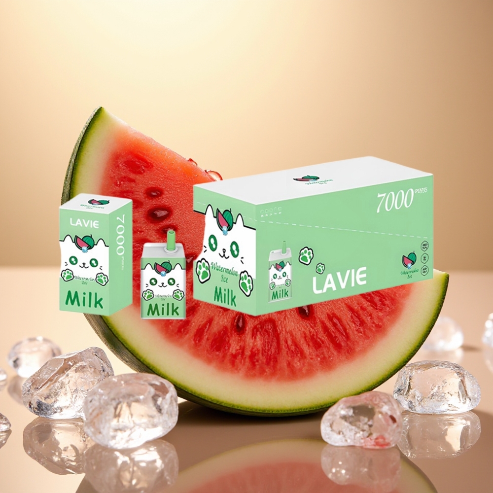 LAVIE Milk 7000 Puffs 16ML 600mAh Tip C Lubenica Led i Mlijeko