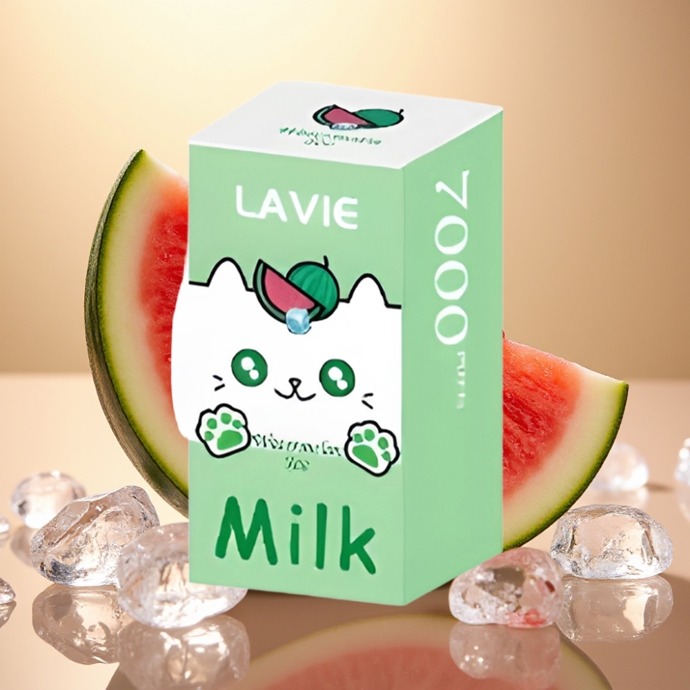 LAVIE Milk 7000 Puffs 16ML 600mAh Tip C Lubenica Led i Mlijeko