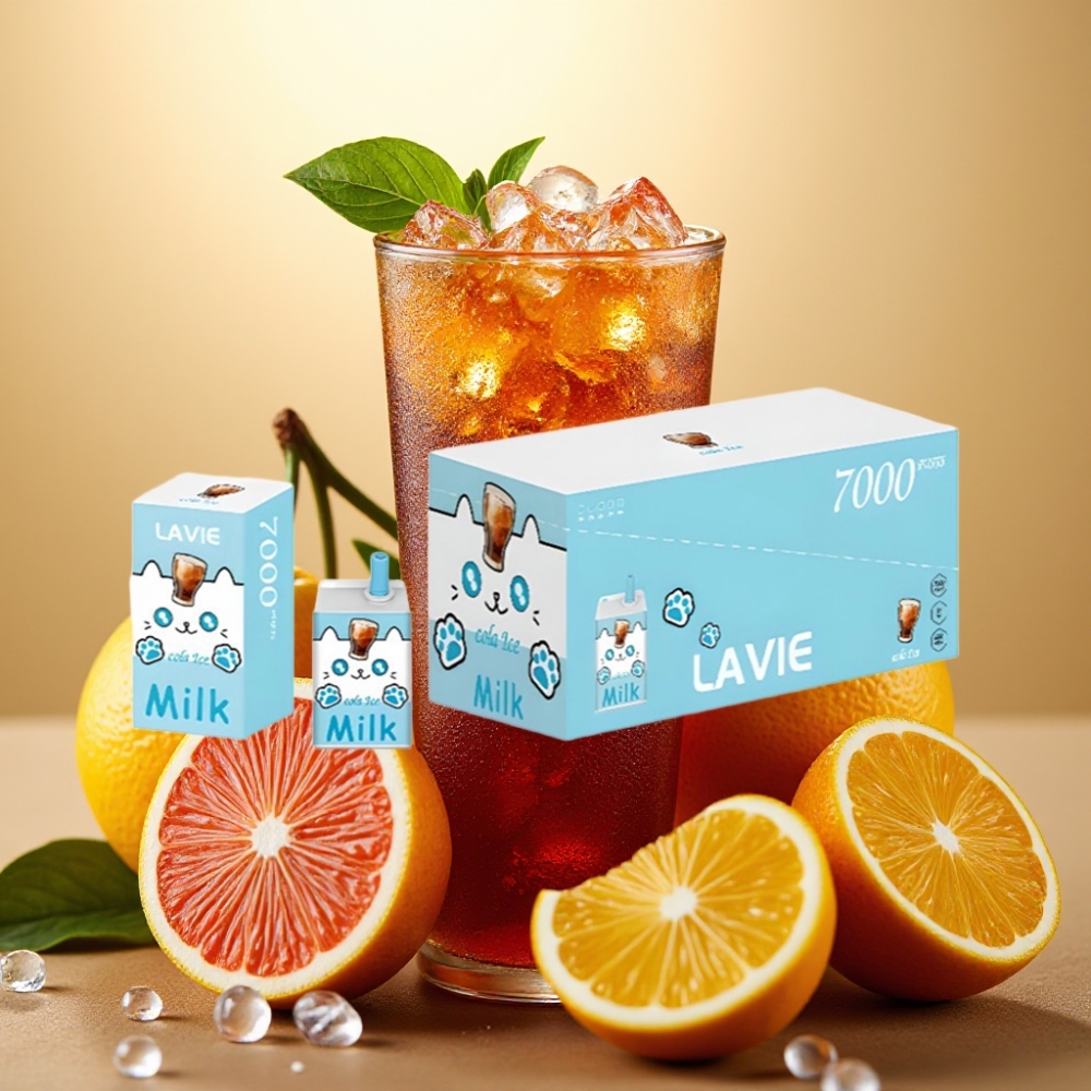 LAVIE Milk 7000 Puffs 16ML 600mAh Type C Cola Led i Mlijeko
