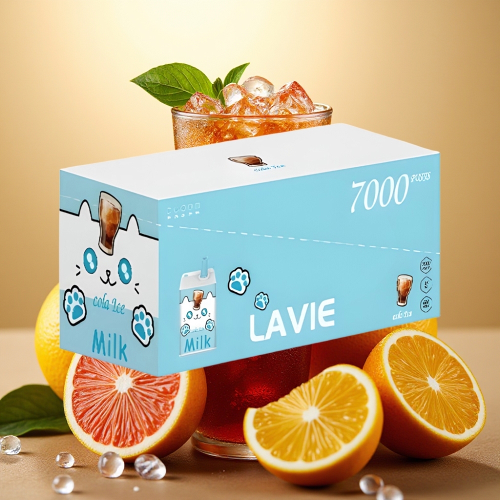 LAVIE Milk 7000 Puffs 16ML 600mAh Type C Cola Led i Mlijeko