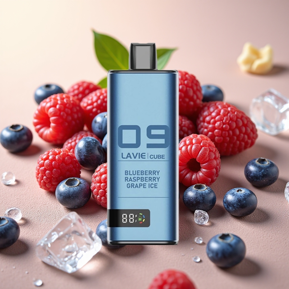 Lavie Cube 20000 Puffs 28ML 5 Plavi Jagoda Malina Grožđe Led Disposable Vape