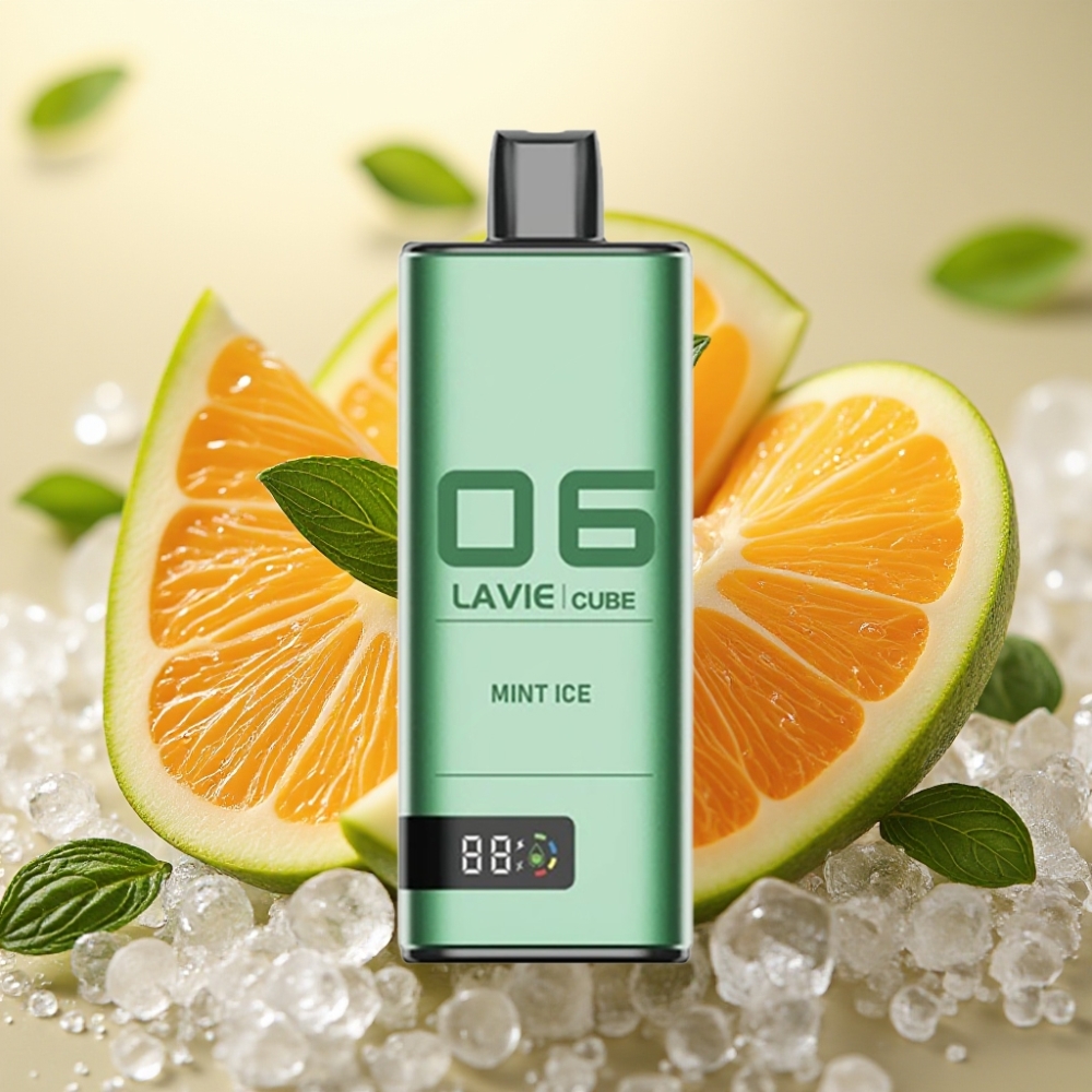 Lavie Cube 20000 Puffs 28ML 5 Slani Nikotin Mint Led Disposable Vape