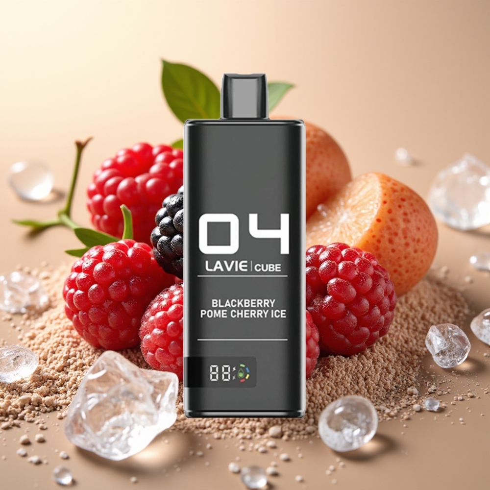 Lavie Cube 20000 Pufova Jednokratna Vape 28ML 5 Blackberry Pome Cherry Ice